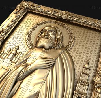 3D модель Святой Преподобный Серафим Саровский (STL)